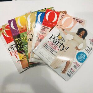 Oprah O Magazine Lot 2014 & 2016 (7 Magazines) Includes Holiday Favorite Things